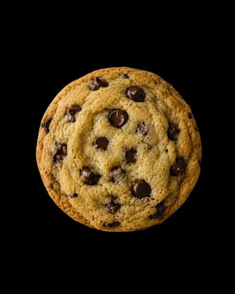 Two chocolate chip cookies