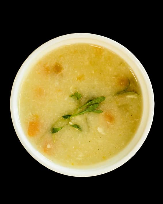 Bowl of creamy Zuppa Toscana soup